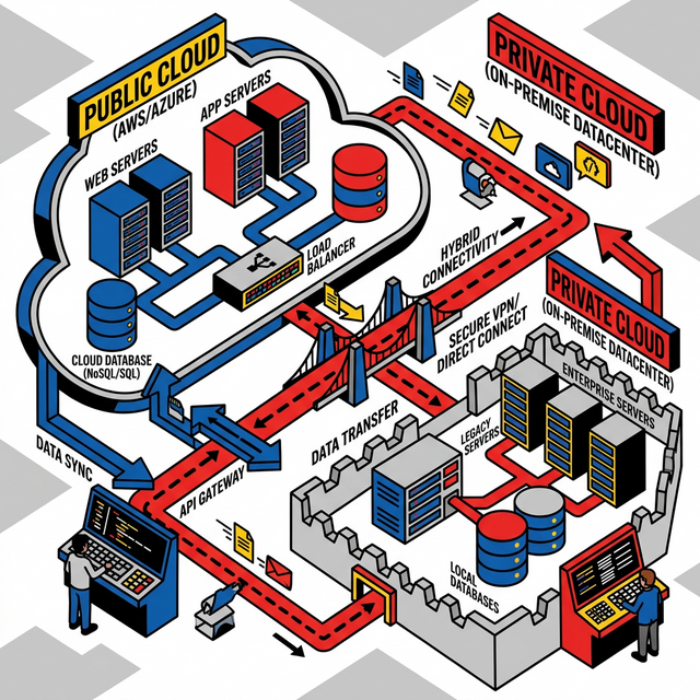 Hybrid Cloud Architecture Diagram
